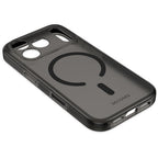 DropTec™ Reinforced Clear Case iPhone 18 Pro Frosted Black