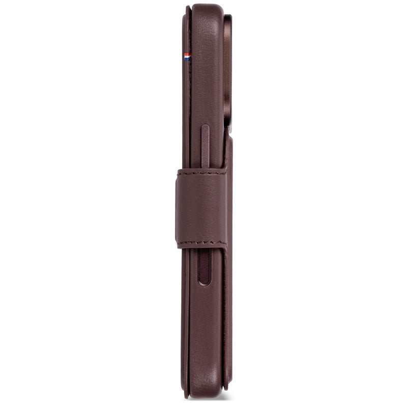 MagSafe detachable leather folio iPhone 18 Pro Chocolate Brown