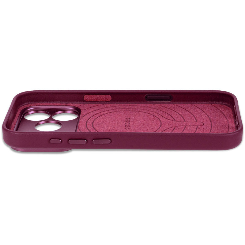MagSafe Leather case iPhone 18 Pro Max Aubergine