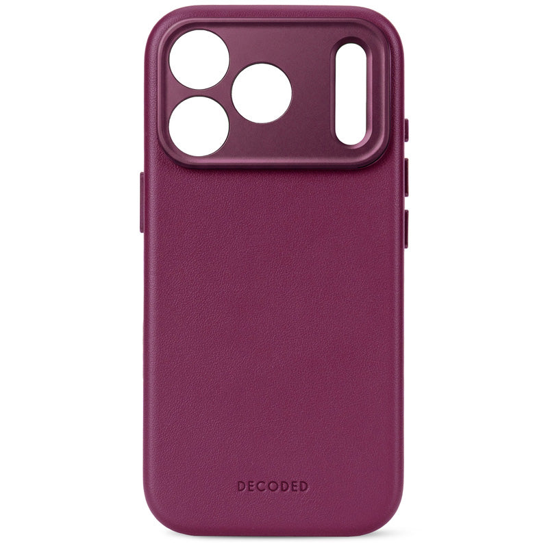 MagSafe Leather case iPhone 18 Pro Max Aubergine