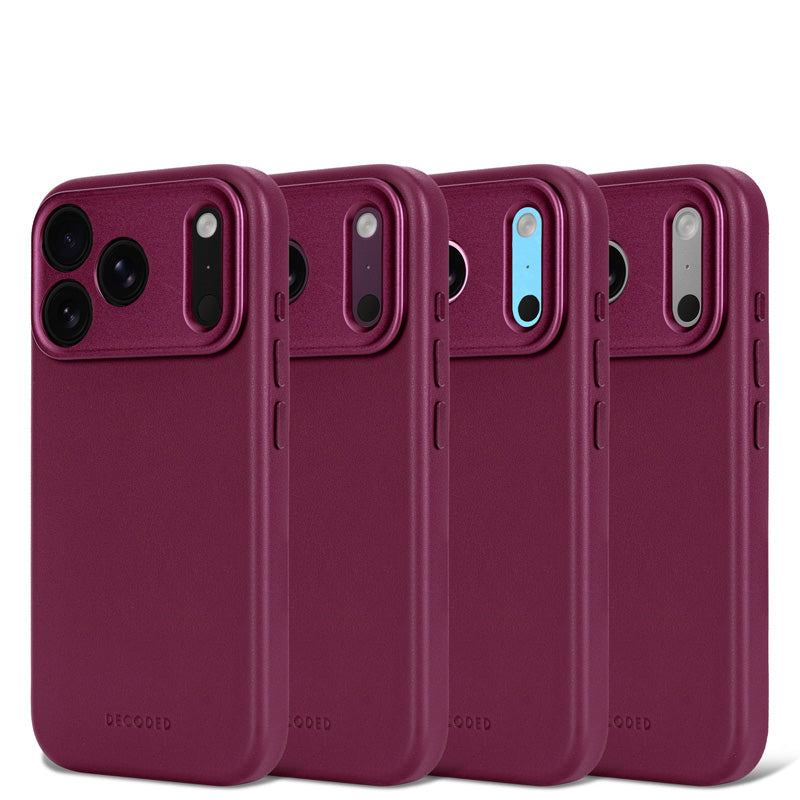 MagSafe Leather case iPhone 18 Pro Max Aubergine