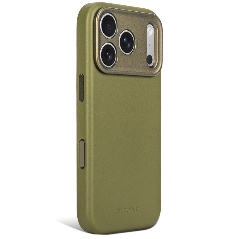MagSafe Leather case iPhone 18 Pro Max Moss Green