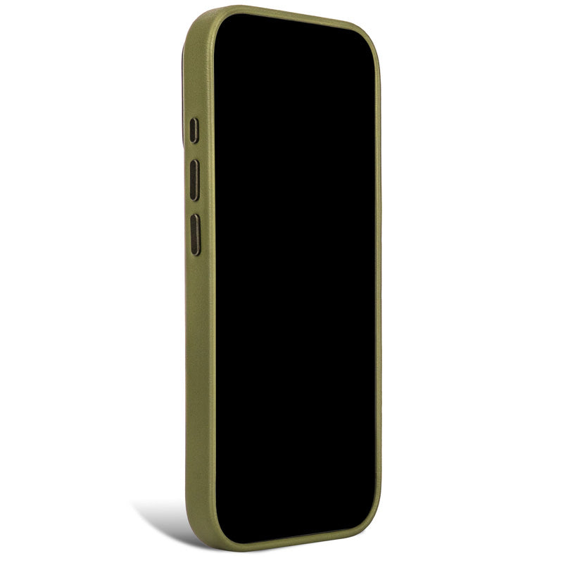 MagSafe Leather case iPhone 18 Pro Max Moss Green