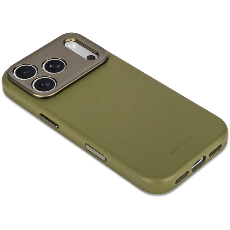 MagSafe Leather case iPhone 18 Pro Max Moss Green