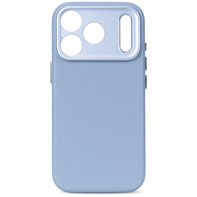 MagSafe Leather case iPhone 18 Pro Max / 17 Pro Max Sky Blue