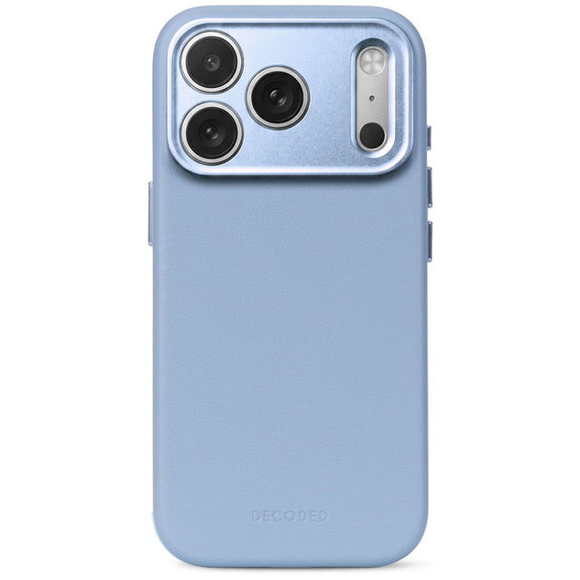MagSafe Leather case iPhone 18 Pro Max / 17 Pro Max Sky Blue