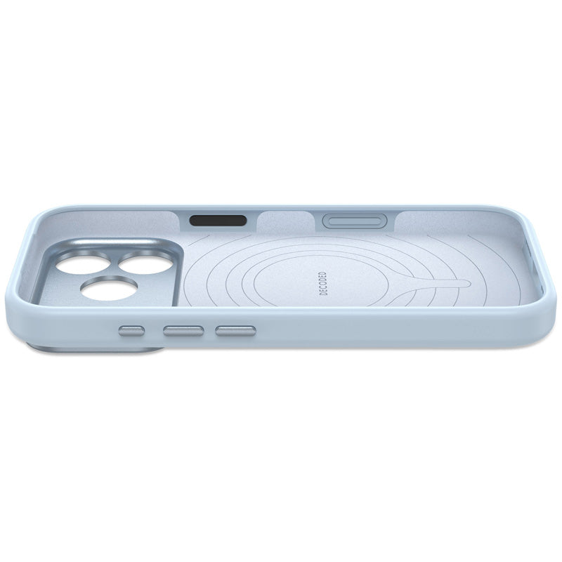 Antimicrobial Silicone MagSafe Case iPhone 18 Pro Max Light Blue