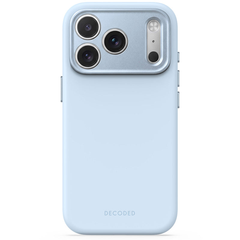 Antimicrobial Silicone MagSafe Case iPhone 18 Pro Max Light Blue