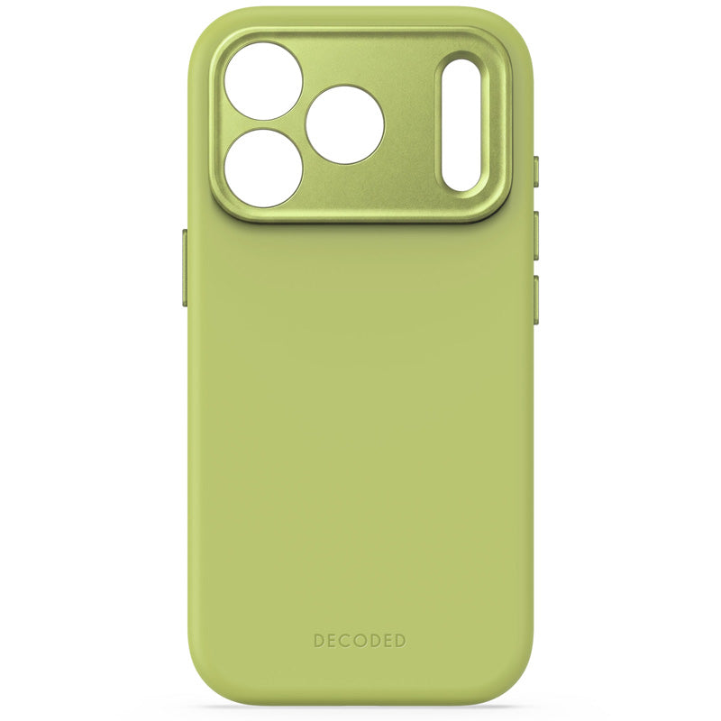 Antimicrobial Silicone MagSafe Case iPhone 18 Pro Max Moss Green