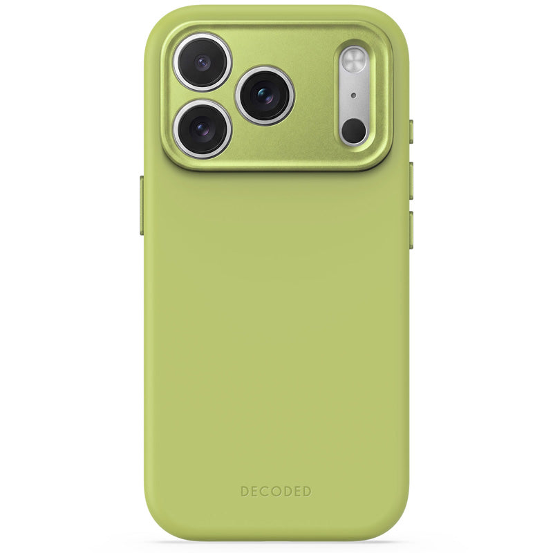 Antimicrobial Silicone MagSafe Case iPhone 18 Pro Max Moss Green