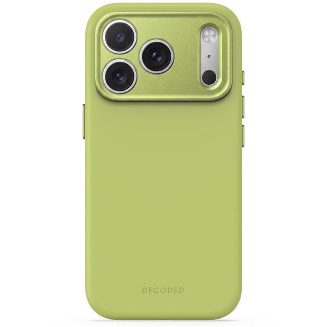 Antimicrobial Silicone MagSafe Case iPhone 18 Pro Max Moss Green