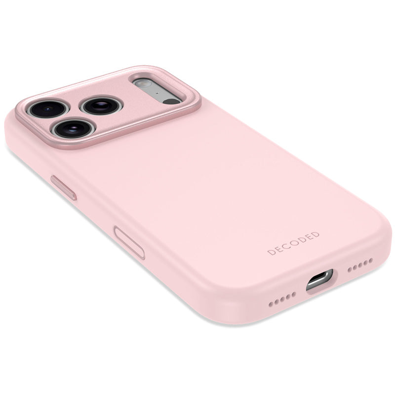 Antimicrobial Silicone MagSafe Case iPhone 18 Pro Max Pink