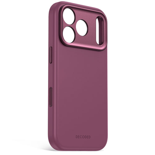Antimicrobial Silicone MagSafe Case iPhone 18 Pro Max Plum