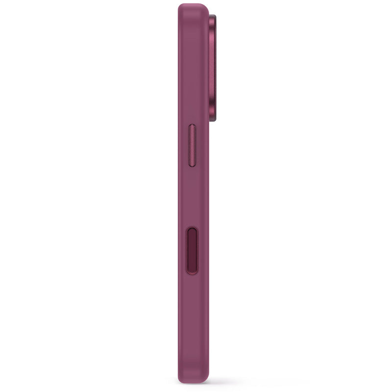 Antimicrobial Silicone MagSafe Case iPhone 18 Pro Max Plum