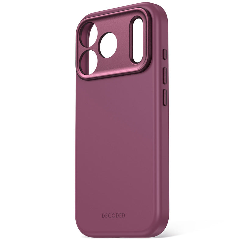 Antimicrobial Silicone MagSafe Case iPhone 18 Pro Max Plum