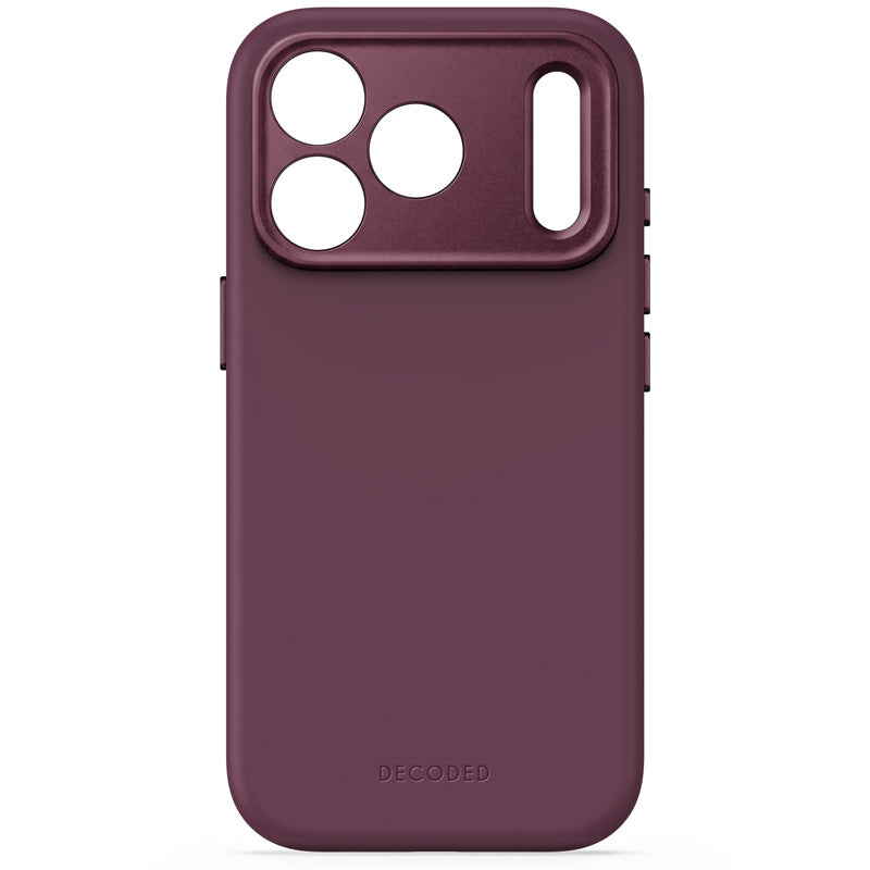 Antimicrobial Silicone MagSafe Case iPhone 18 Pro Max Plum
