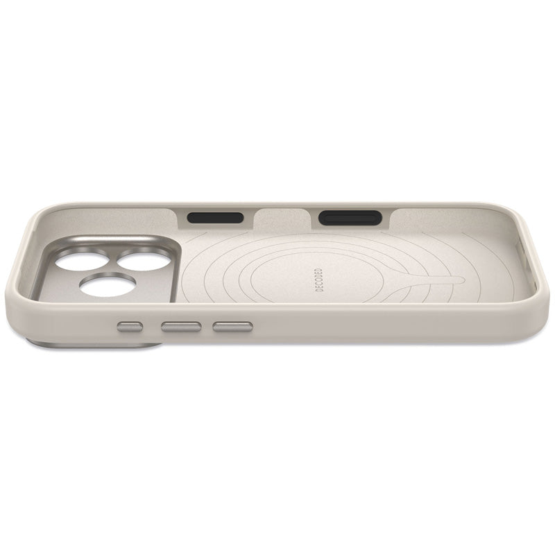 Antimicrobial Silicone MagSafe Case iPhone 18 Pro Max Pebble Grey