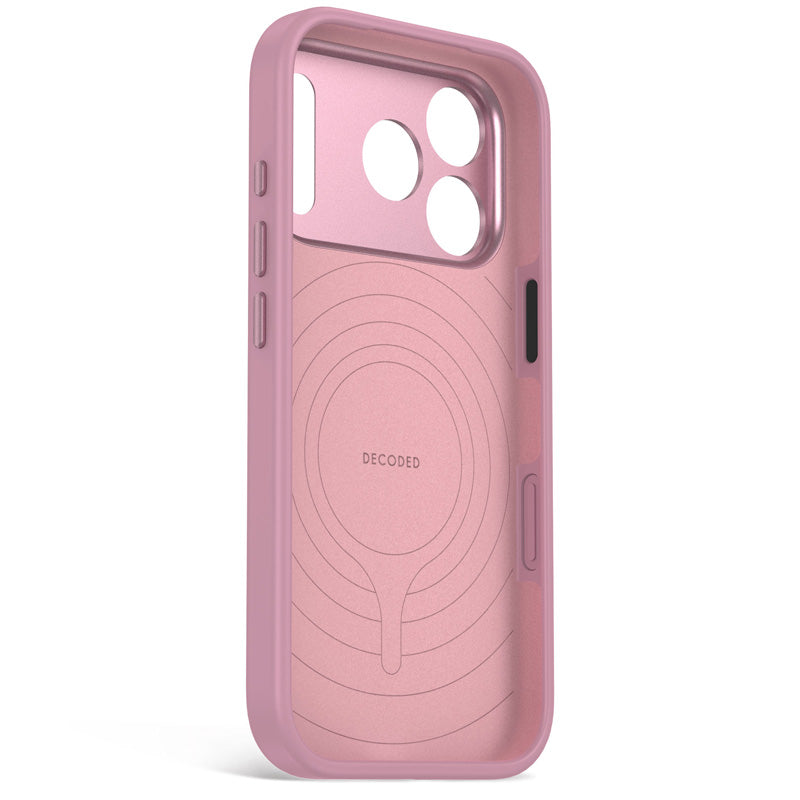 Antimicrobial Silicone MagSafe Case iPhone 18 Pro Max Rose Quartz