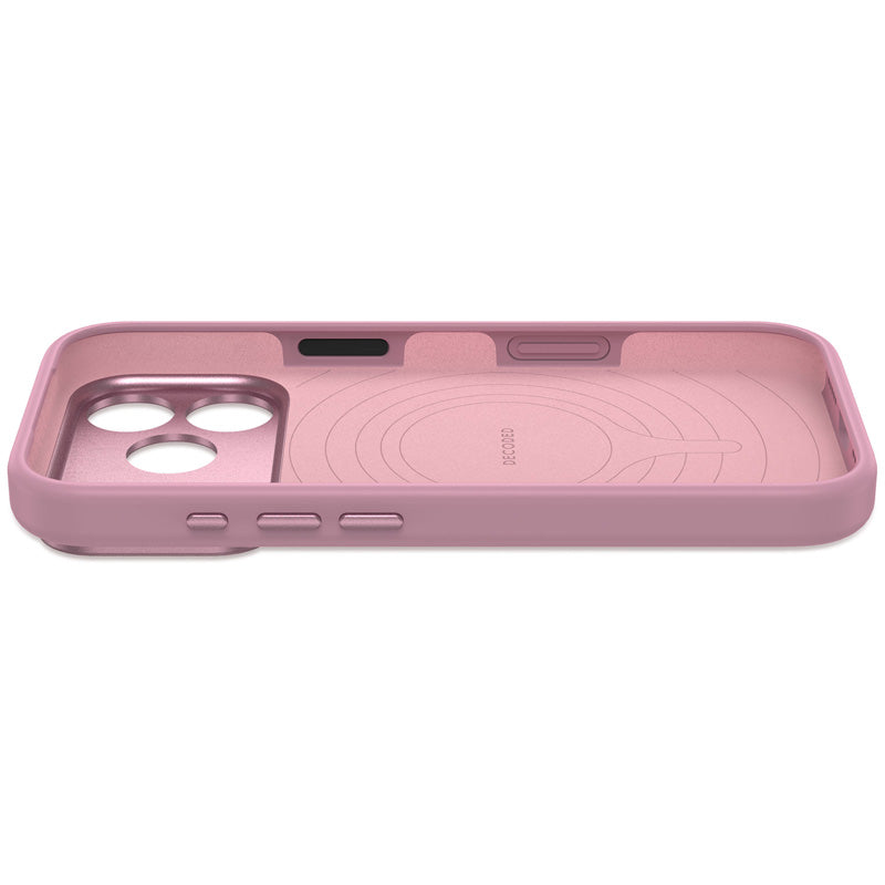 Antimicrobial Silicone MagSafe Case iPhone 18 Pro Max Rose Quartz
