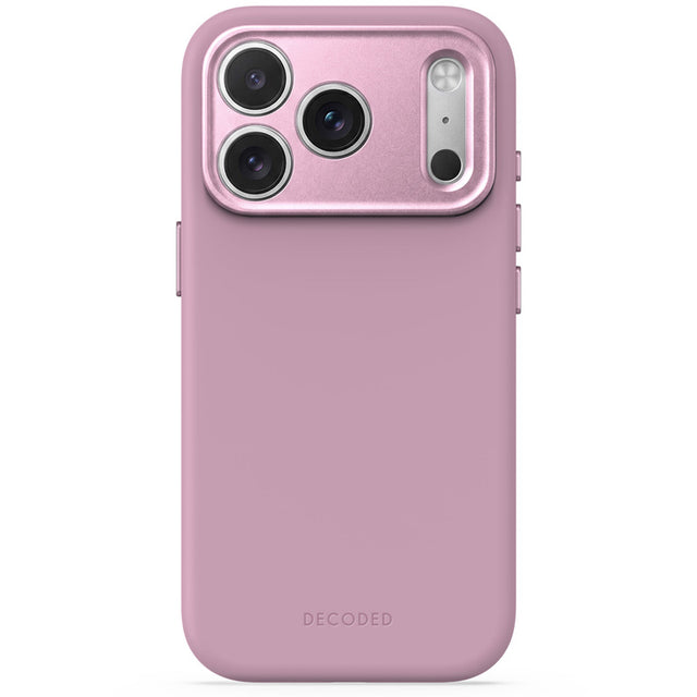 Antimicrobial Silicone MagSafe Case iPhone 18 Pro Max Rose Quartz