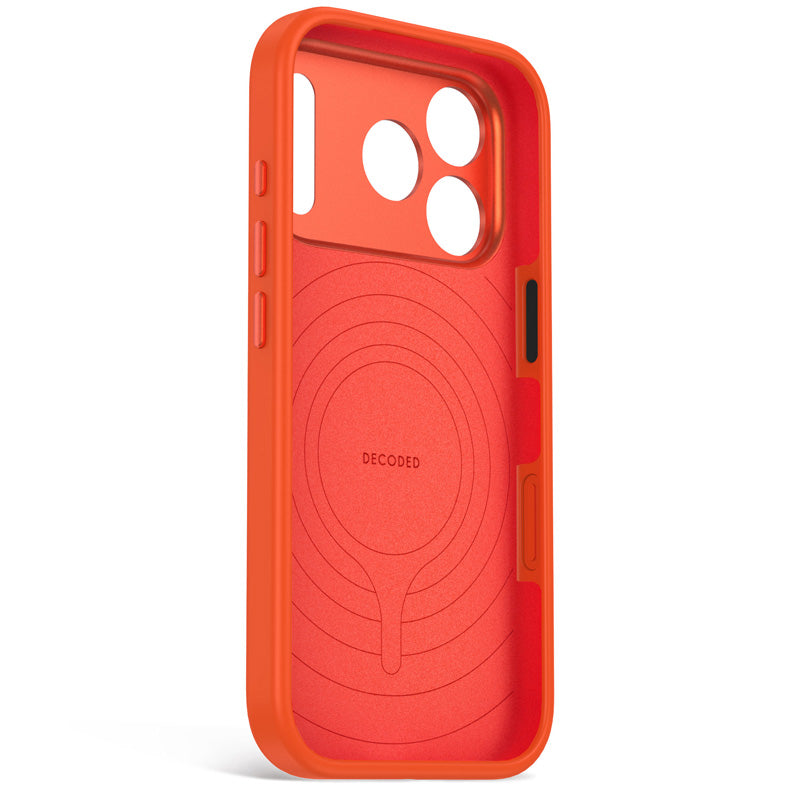 Antimicrobial Silicone MagSafe Case iPhone 18 Pro Max Terracotta
