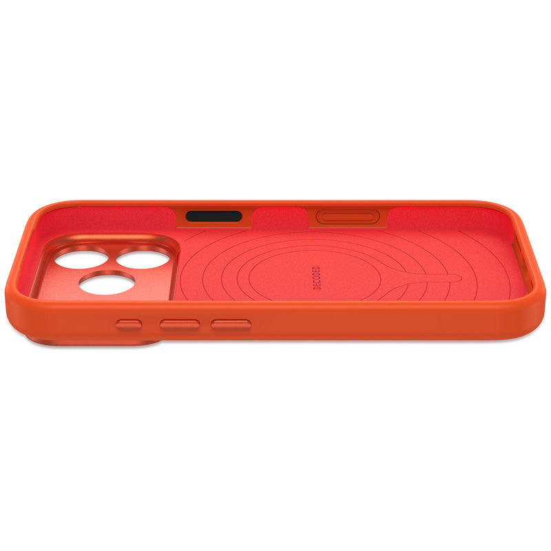 Antimicrobial Silicone MagSafe Case iPhone 18 Pro Max Terracotta