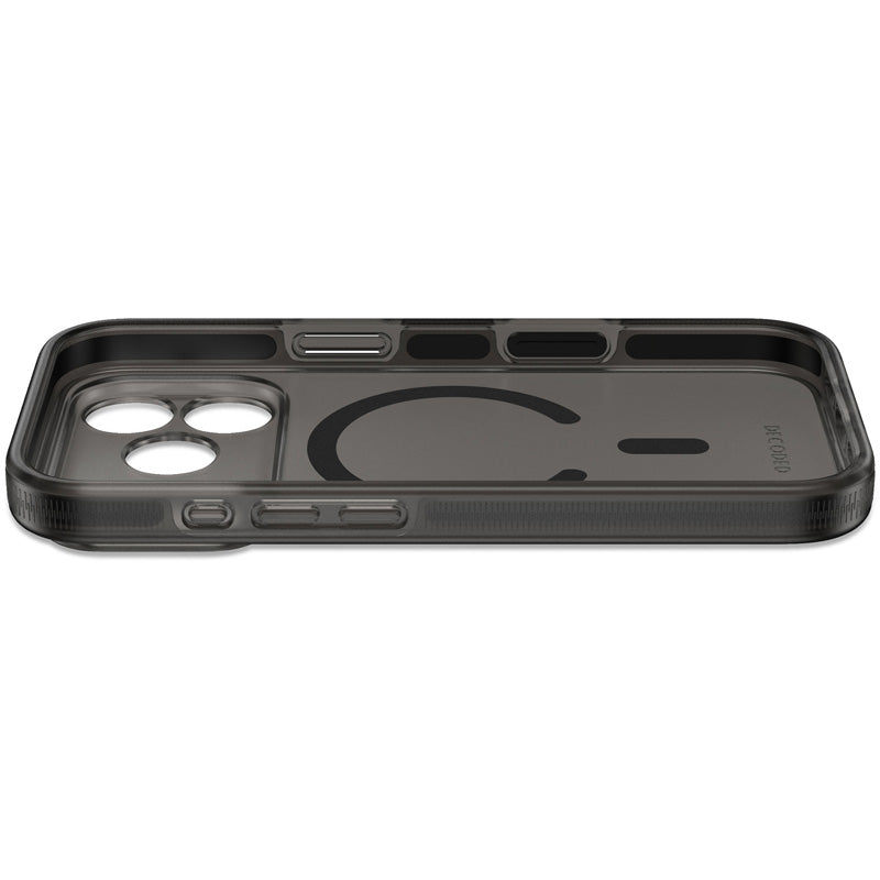 DropTec™ Reinforced Clear Case iPhone 18 Pro Max Frosted Black