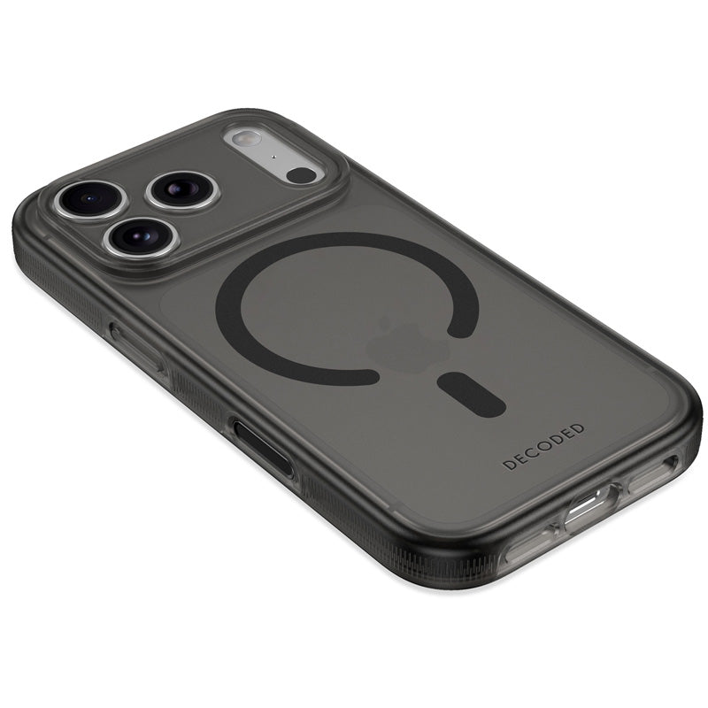 DropTec™ Reinforced Clear Case iPhone 18 Pro Max Frosted Black