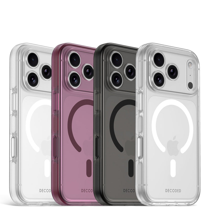 DropTec™ Reinforced Clear Case iPhone 18 Pro Max Frosted Black