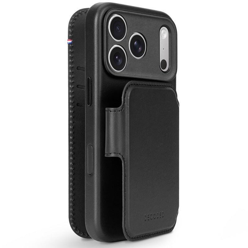 MagSafe detachable leather folio iPhone 18 Pro Max Black