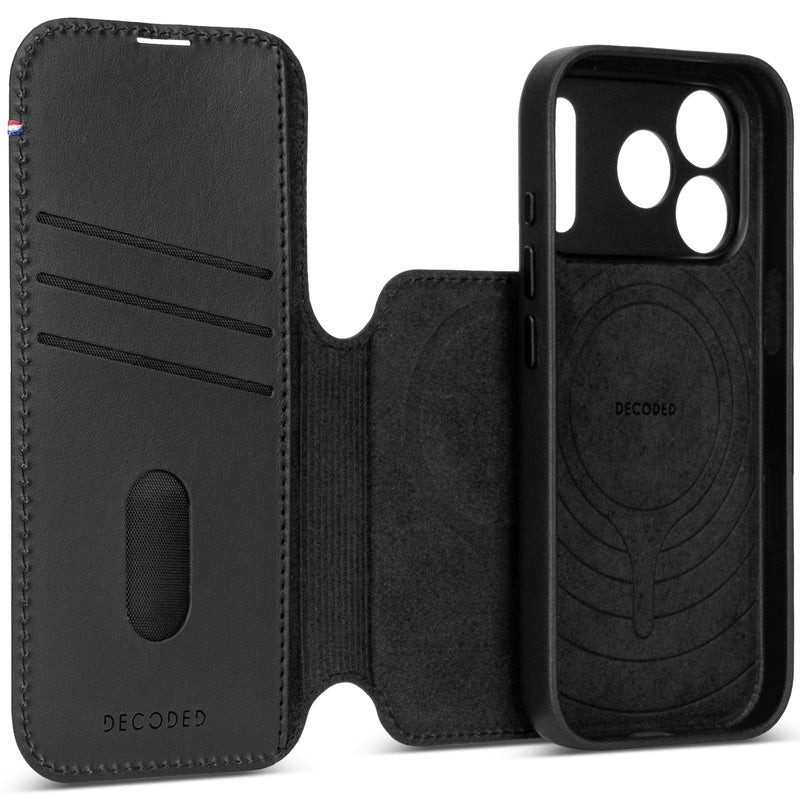 MagSafe detachable leather folio iPhone 18 Pro Max Black