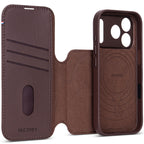 MagSafe detachable leather folio iPhone 18 Pro Max Chocolate Brown