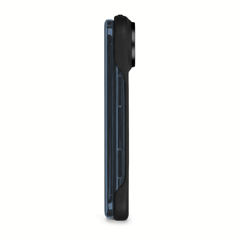 MagSafe Leather Case for iPhone Duo Black