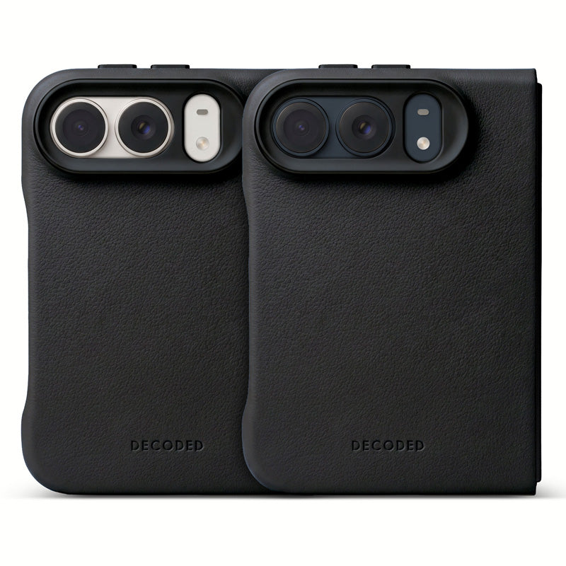 MagSafe Leather Case for iPhone Duo Black