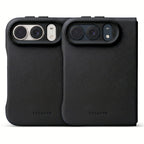 MagSafe Leather Case for iPhone Duo Black