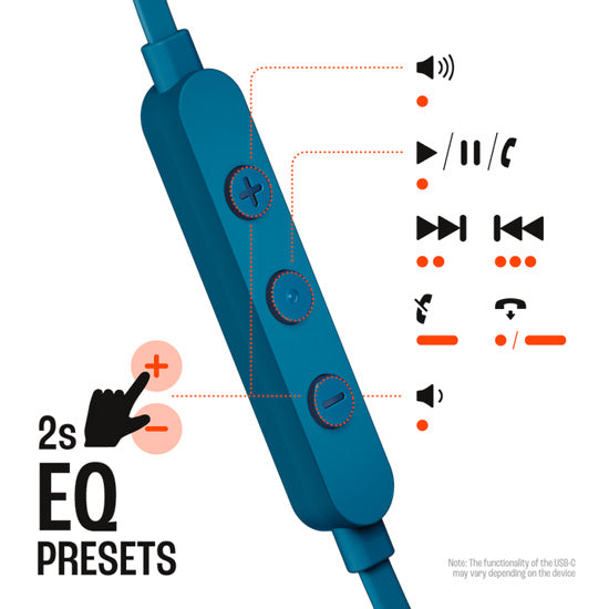 TUNE 305C USB-C Blue
