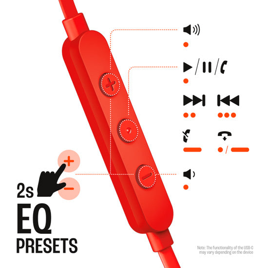 TUNE 305C USB-C Red