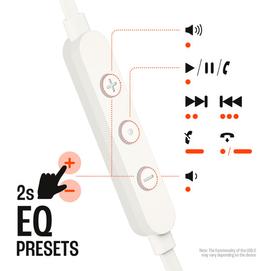 TUNE 305C USB-C White
