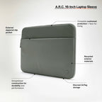 A.R.C sleeve MacBook Pro 16" Smoked Ivy
