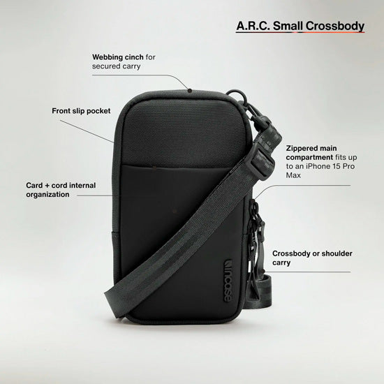 A.R.C. Small Crossbody Bag Black