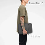 Crosstown Sleeve with Woolenex for 14" Laptops Black