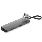 D2 Pro MST 7-in-2 USB-C Multiport Hub - Grey