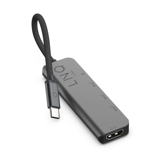 5-in-1 Pro USB-C Hub - Grey