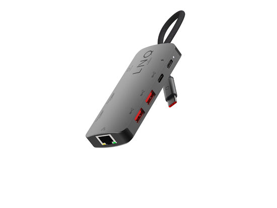 USB C Hub 8-in-1 10 Gbps PD HDMI 8K 2.5GbE