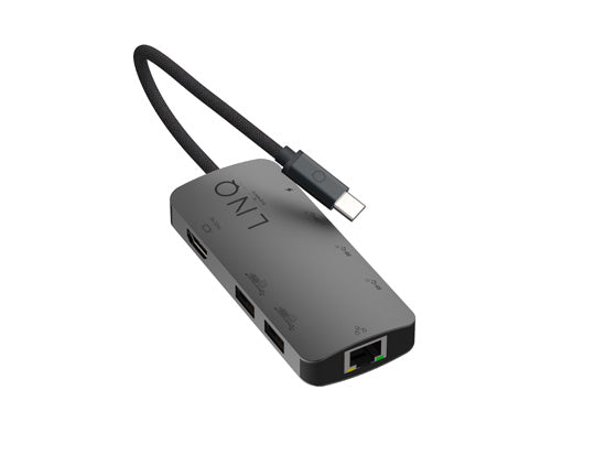 USB C Hub 8-in-1 10 Gbps PD HDMI 8K 2.5GbE
