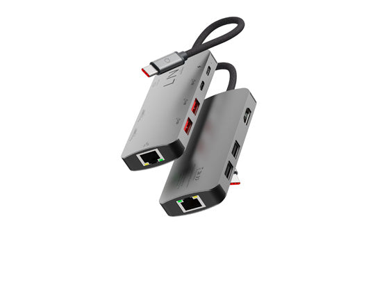 USB C Hub 8-in-1 10 Gbps PD HDMI 8K 2.5GbE