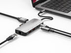 USB C Hub 8-in-1 10 Gbps PD HDMI 8K 2.5GbE