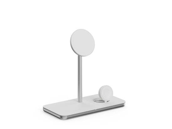 3-in-1 Qi2 Wireless Charging Stand White