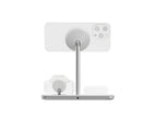 3-in-1 Qi2 Wireless Charging Stand White