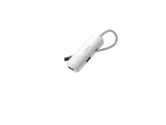 3-in-1 USB-C HDMI Adapter 140W Grey/White